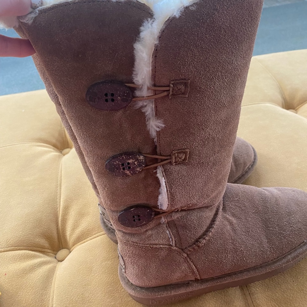 BearPaw 12” Boots Size 7